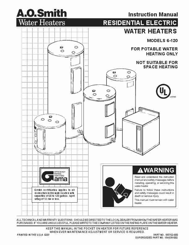 A O  Smith Water Heater ECS-40-page_pdf